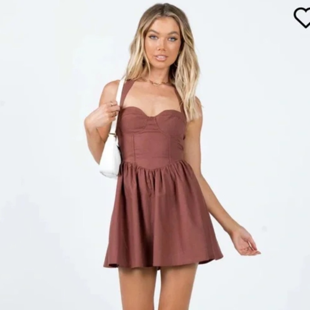 Princess Polly Lyle halter mini dress